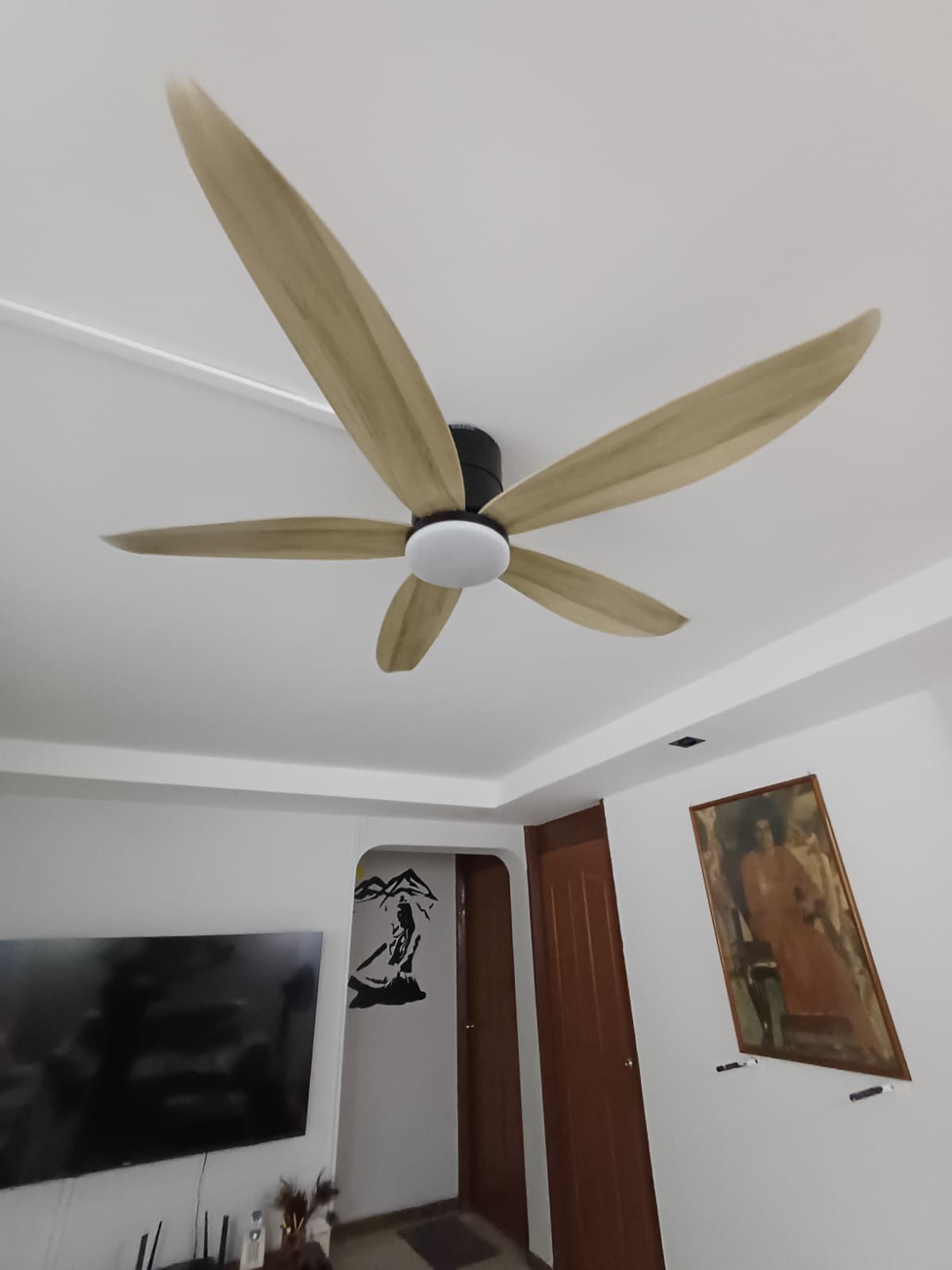 Ceiling fan installation