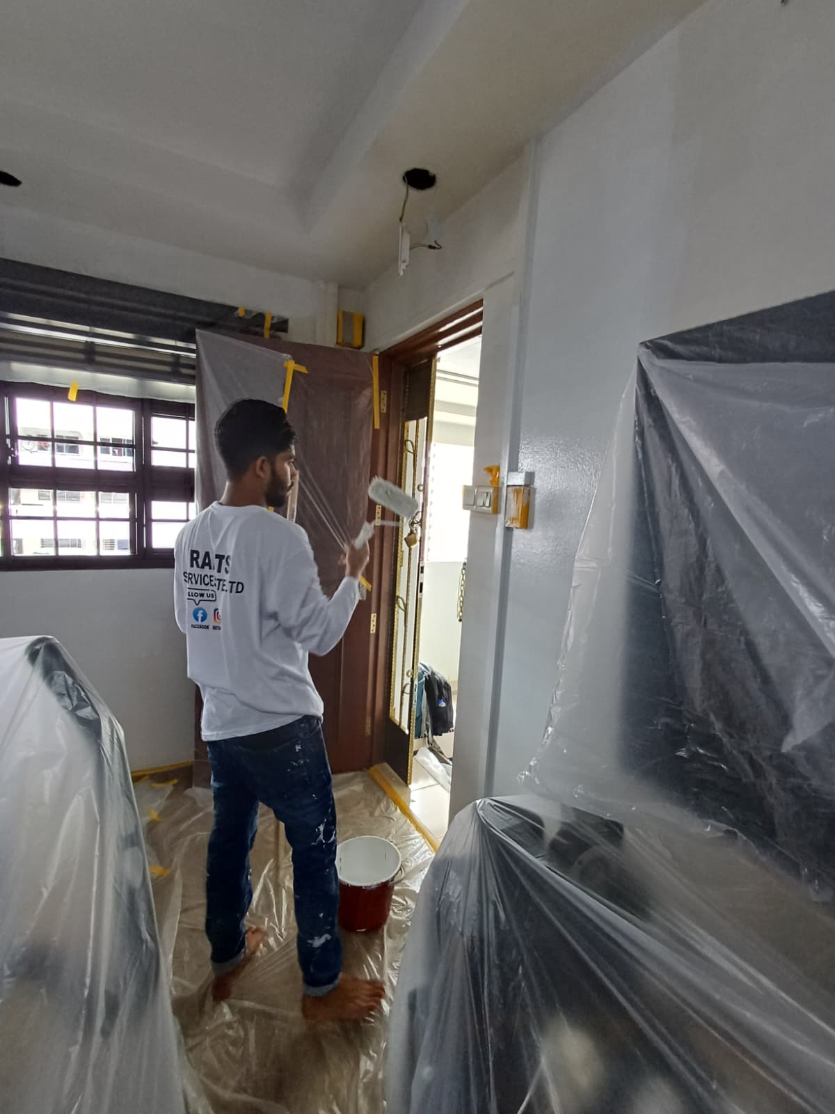 Protected-room painting