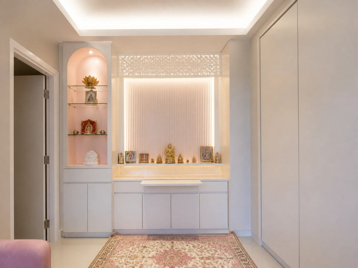 Built-in feature cabinet